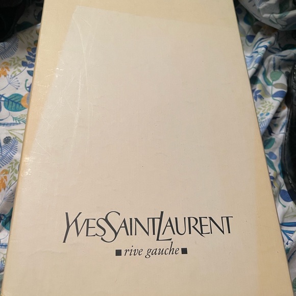 Black Suede YSL Booties - Picture 3 of 6